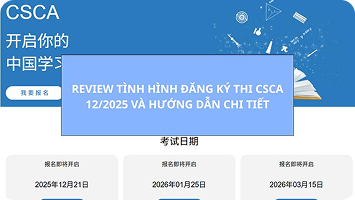 Hướng dẫn đăng ký thi CSCA